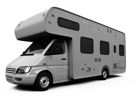 side view of RV